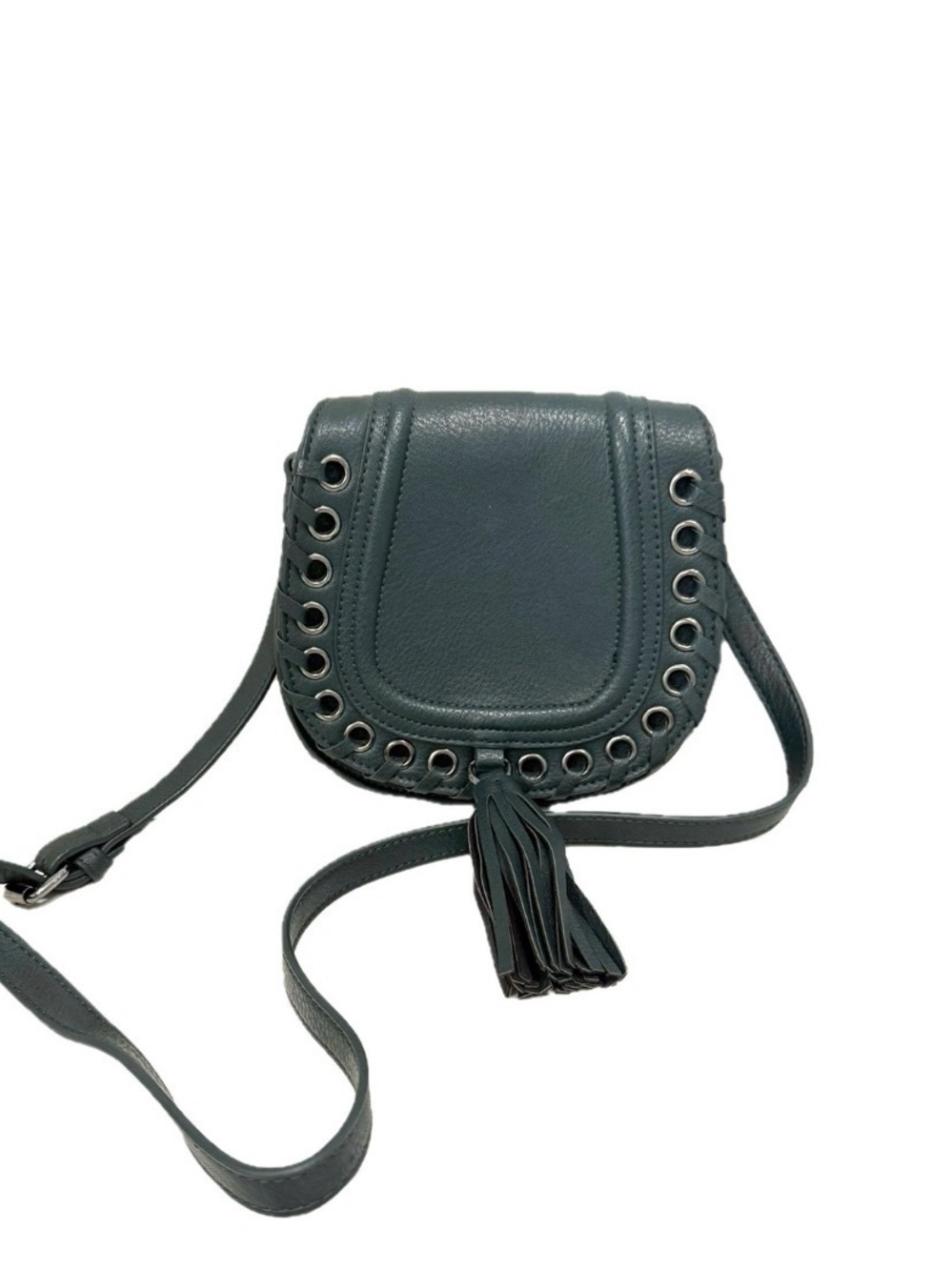 BCBGeneration, Green Crossbody Bag with Tassel